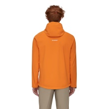 Mammut Ganzjahres-Softshelljacke Ultimate Comfort SO Hooded (winddicht) orange Herren